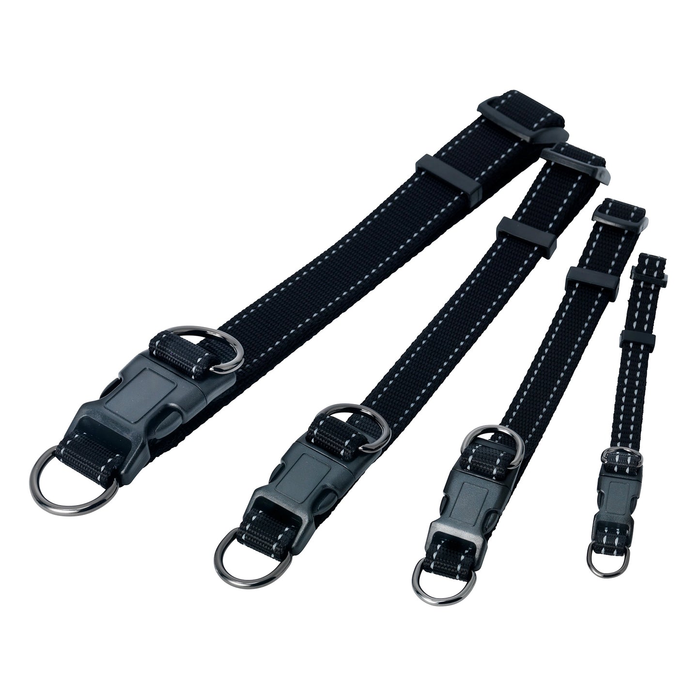 Dogman Justerbart halsband Iris svart