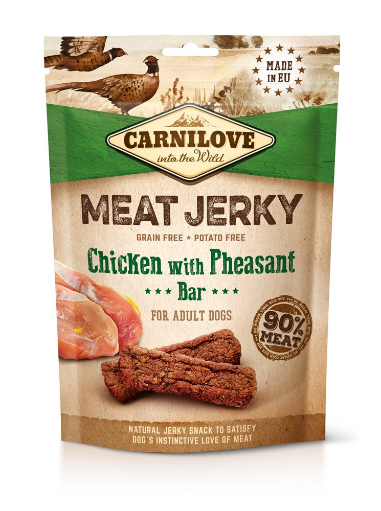 Carnilove Meat Jerky Chicken with Pheasant Bar 100 g