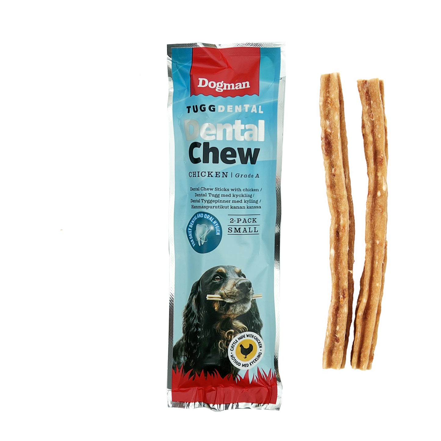 Dogman Tugg Dental med Kyckling 2p 12,5cm