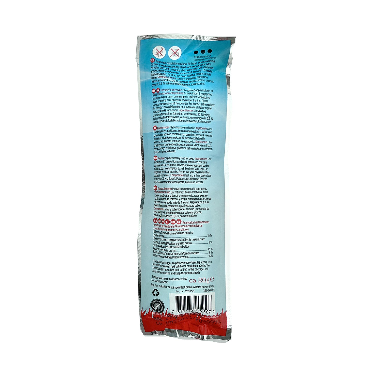 Dogman Tugg Dental med Kyckling 2p 12,5cm