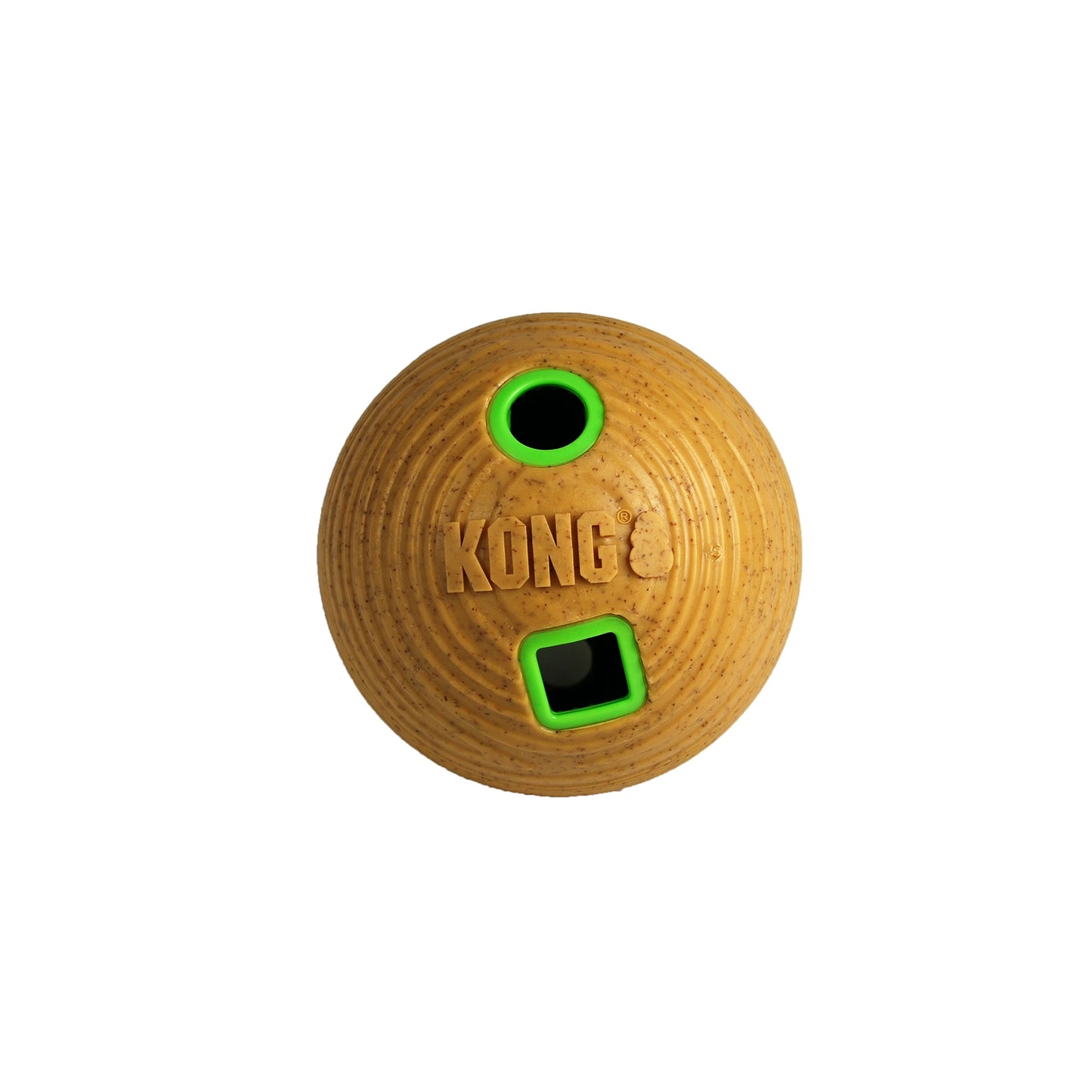 KONG Aktiveringsleksak Bamboo Ball Brun M