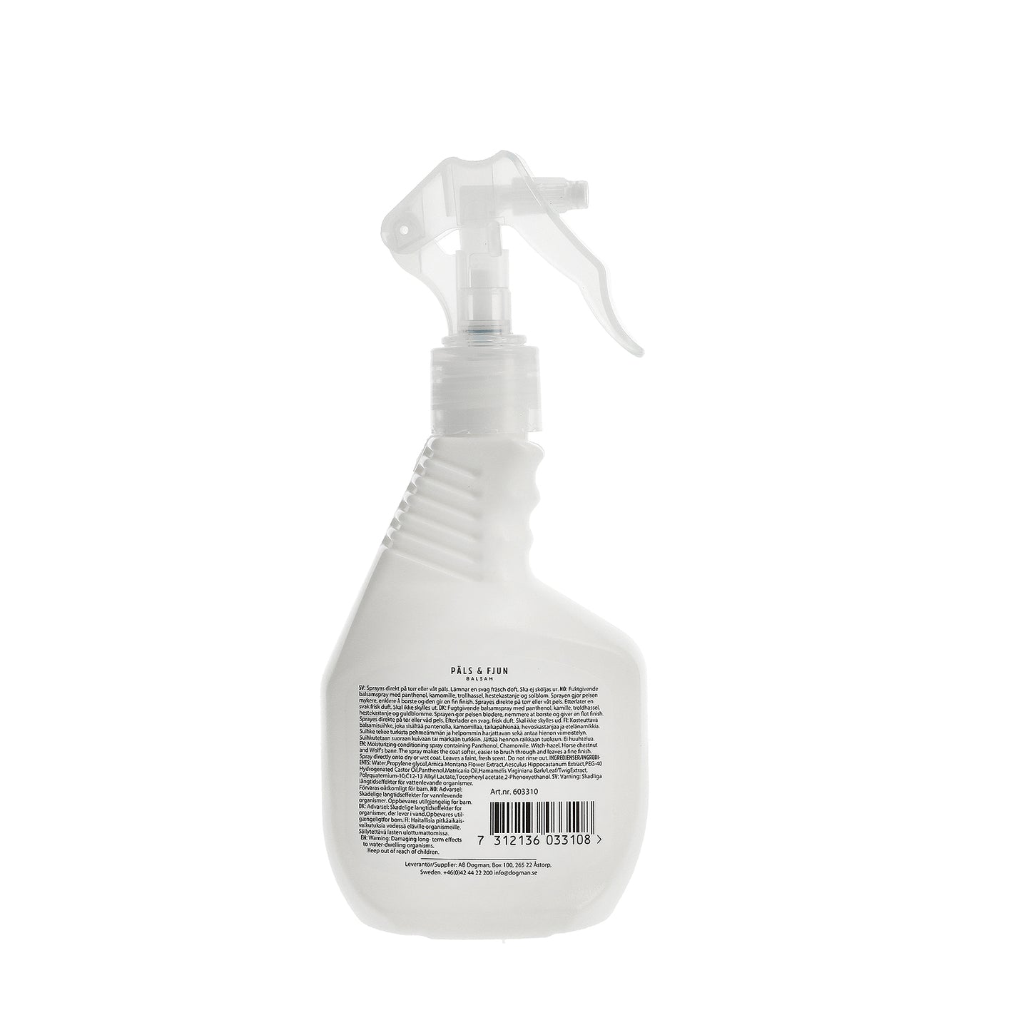 Dogman Päls & Fjun Balsamspray 250ml