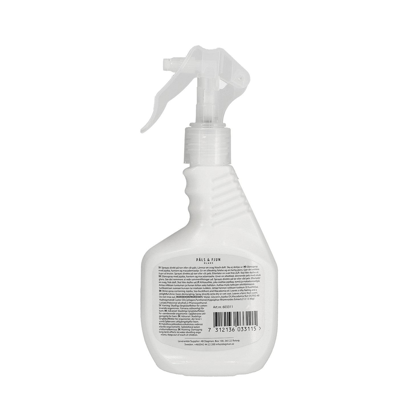 Dogman Päls & Fjun Glansspray 250ml