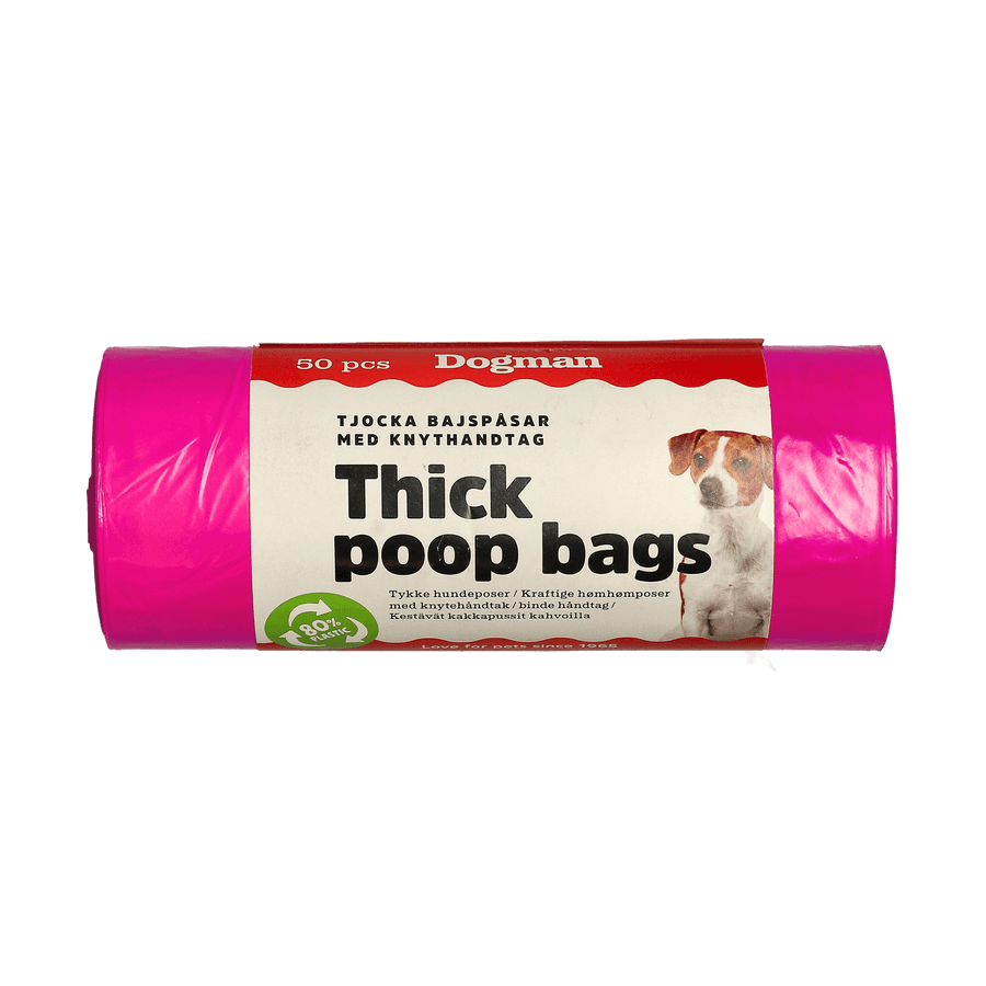 Dogman Tjocka Bajspåsar med knythandtag