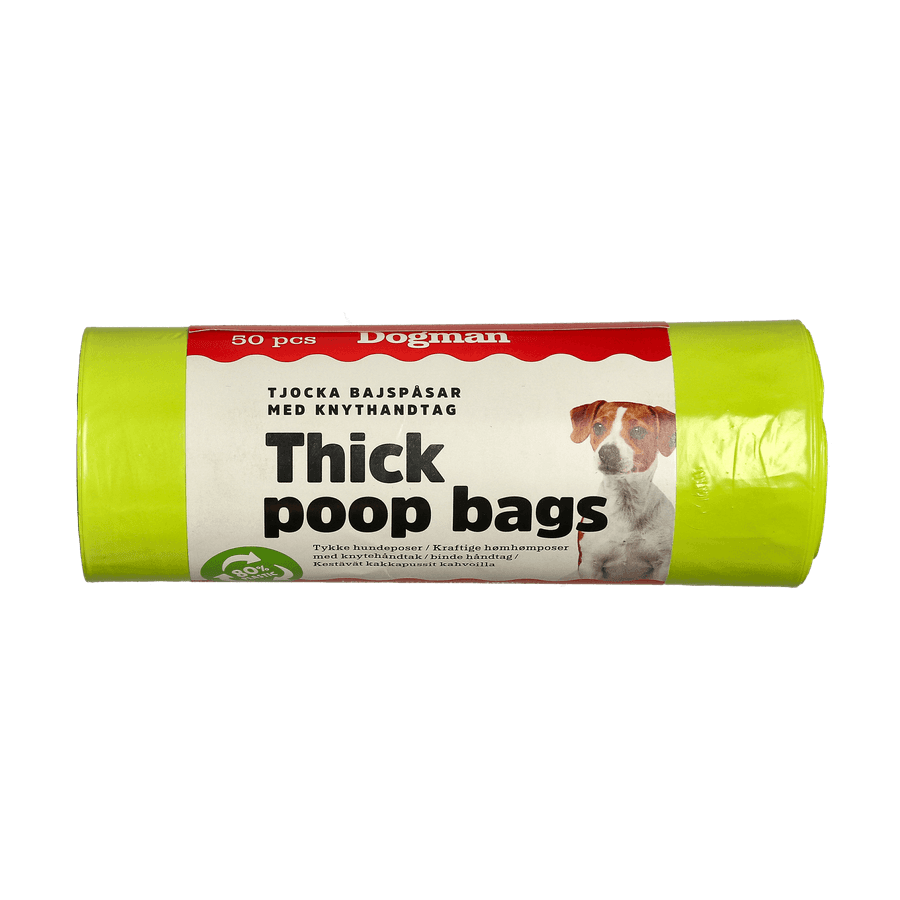 Dogman Tjocka Bajspåsar med knythandtag