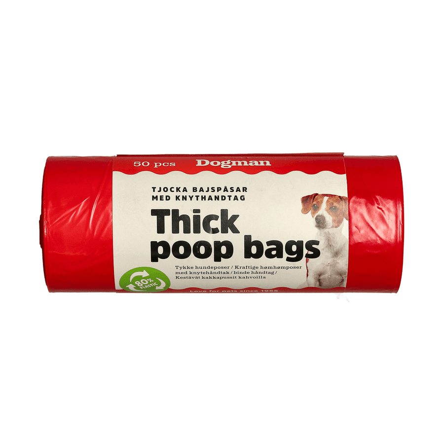 Dogman Tjocka Bajspåsar med knythandtag