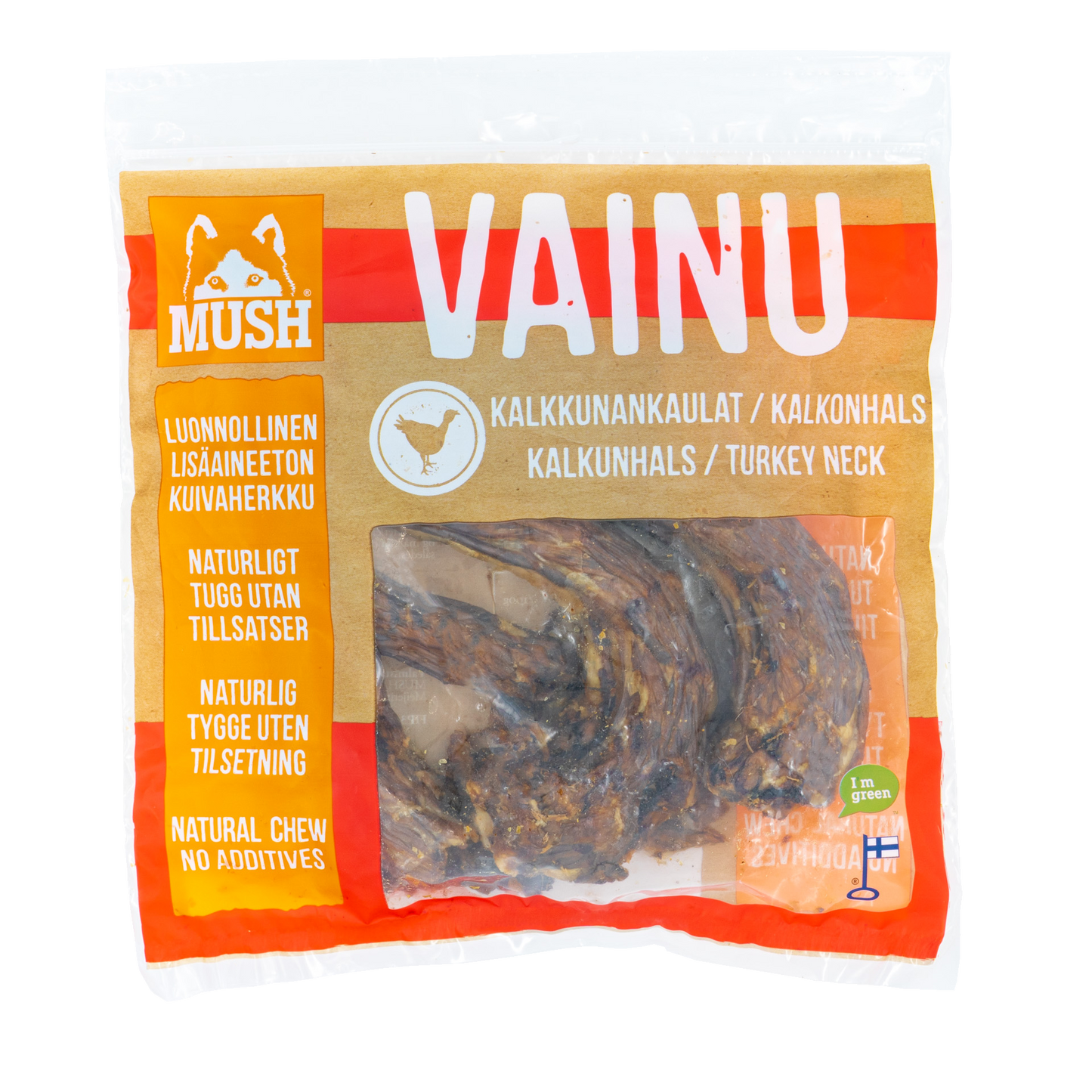 Mush Vainu Kalkonhals 250g