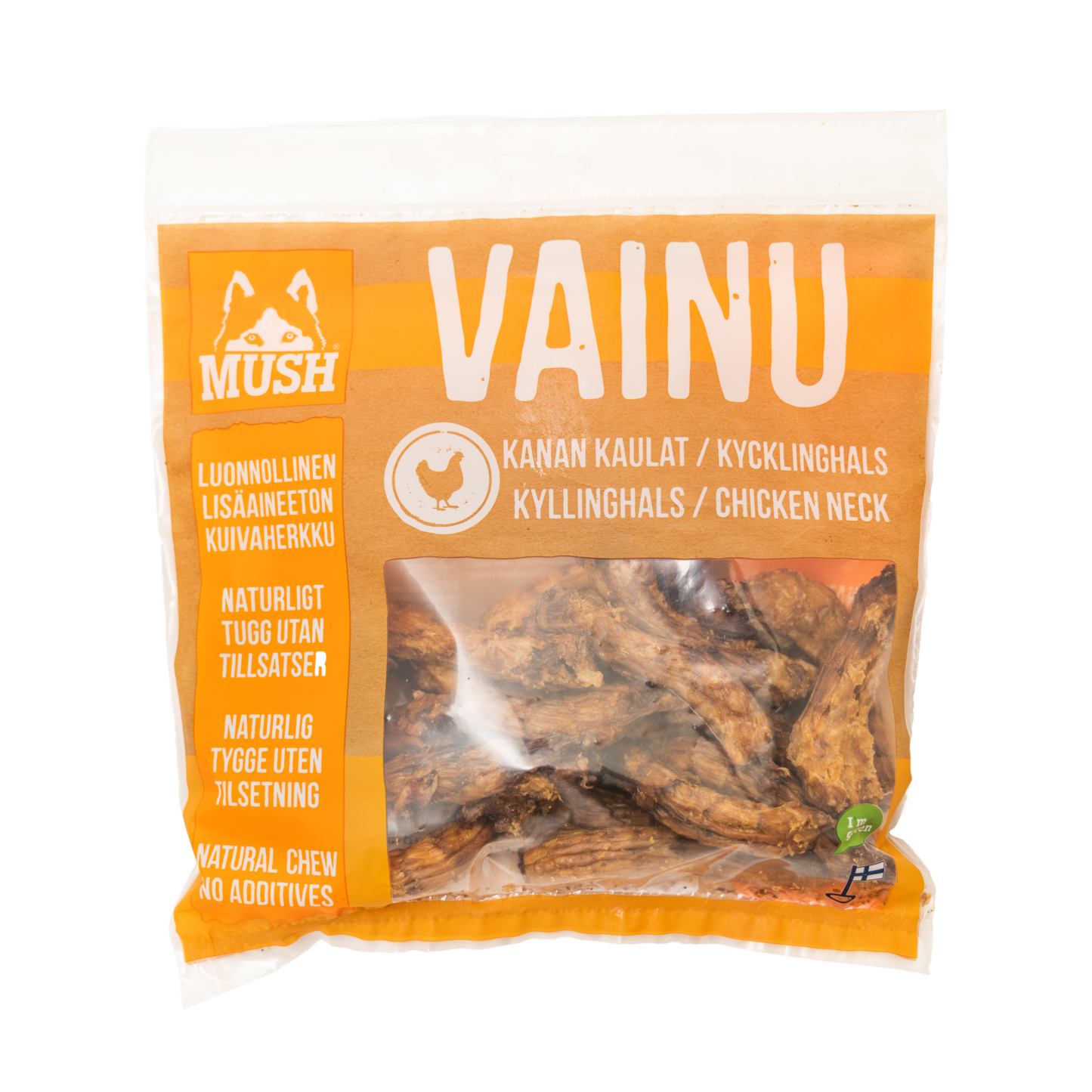 Mush Vainu Kycklinghals 220g