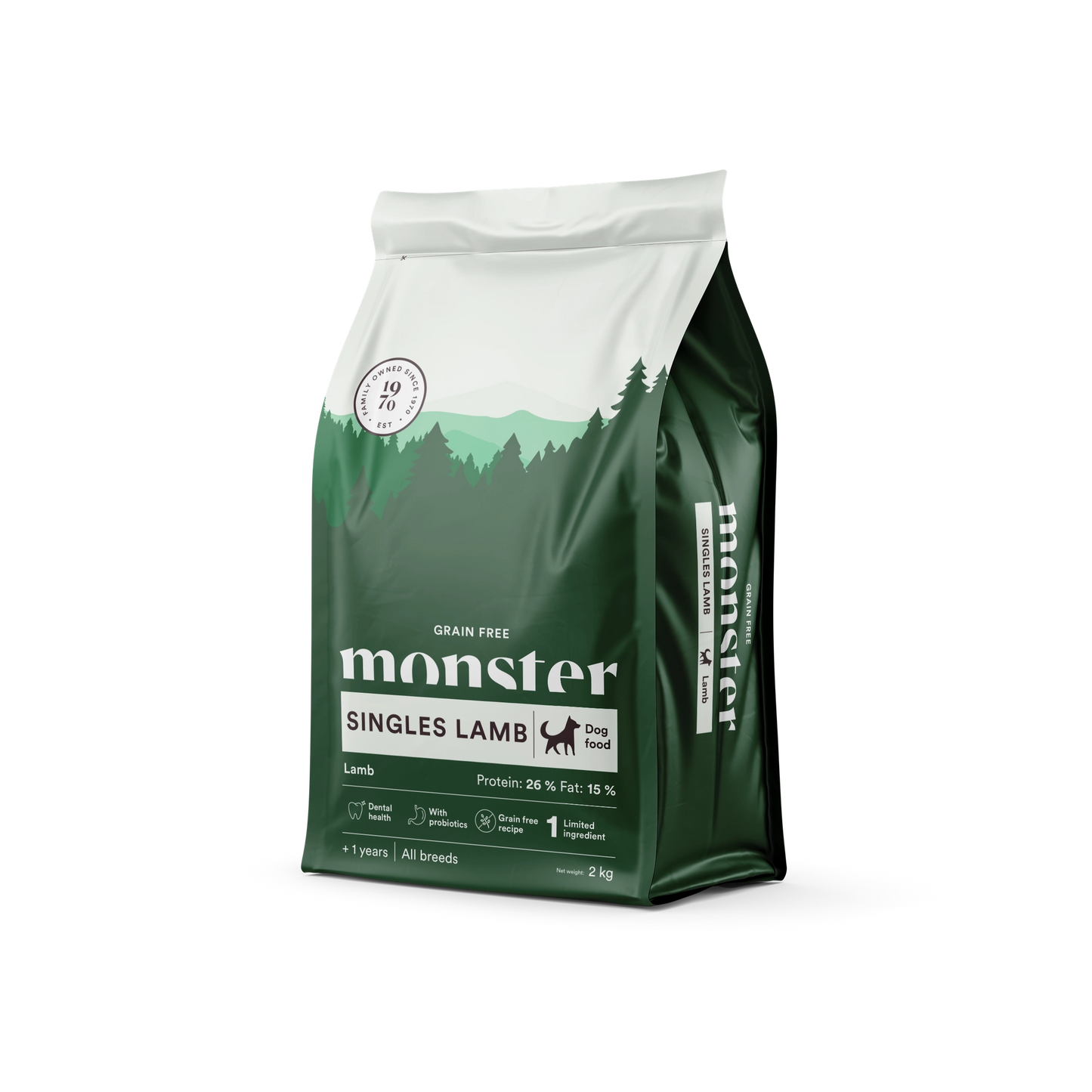 Monster Dog Grain Free Singles Lamb