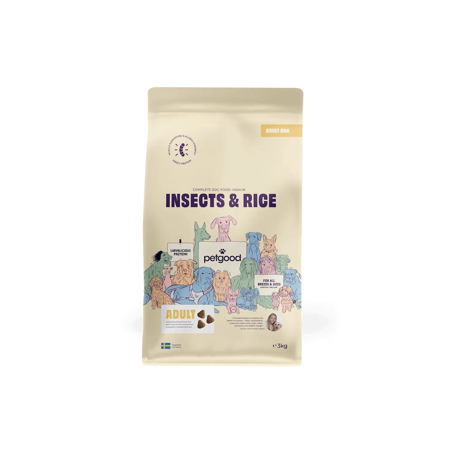 Petgood Insekter & Ris