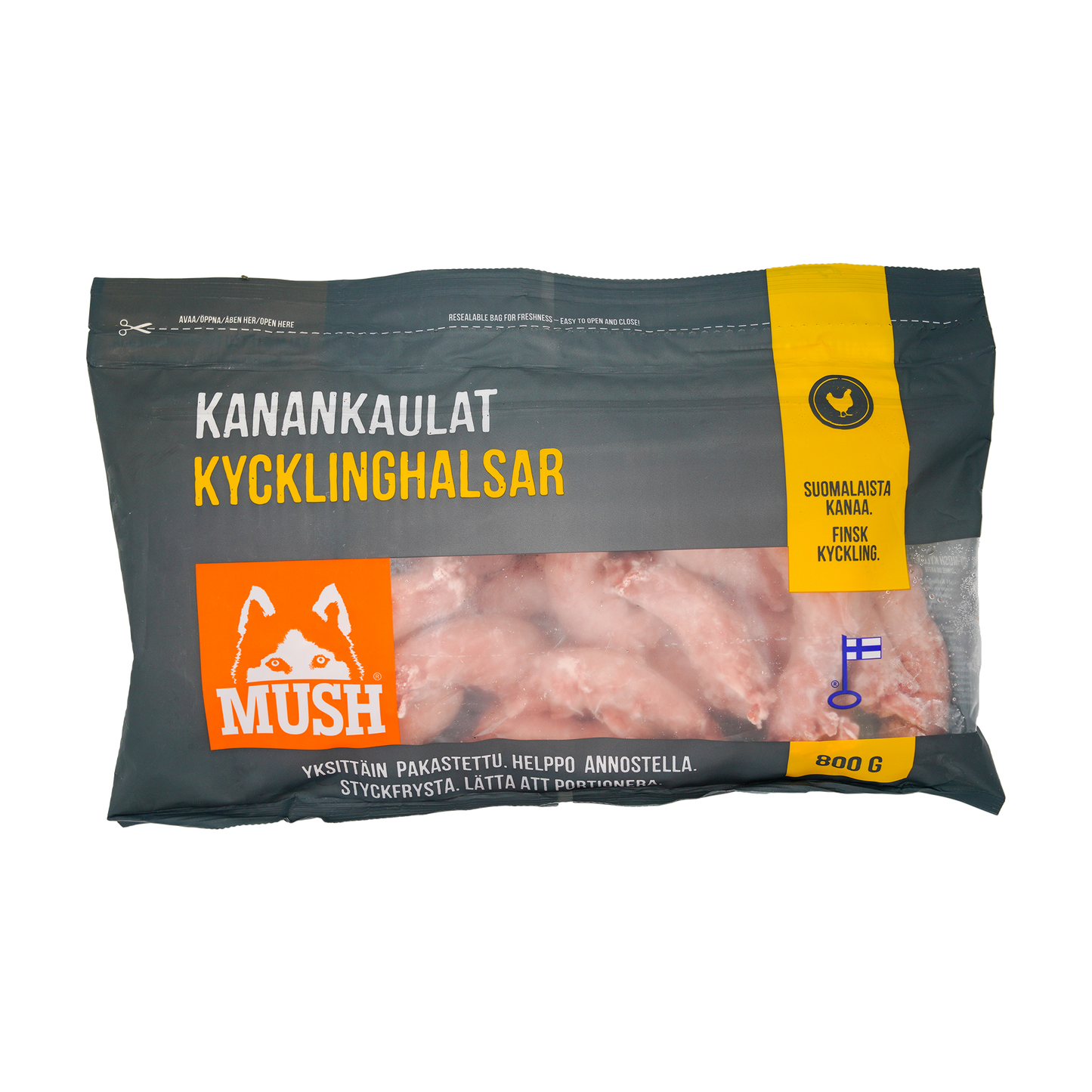 Mush Basic Kycklinghalsar 800g