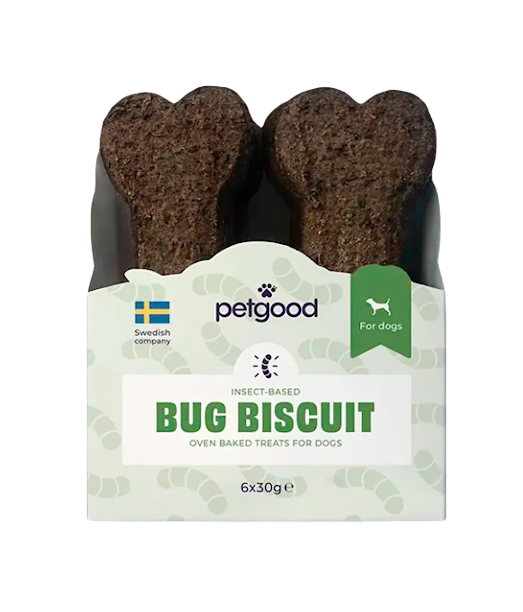Petgood insektsbaserat hundkex (6x/pack)
