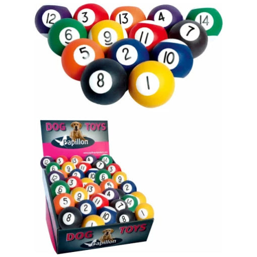 Pappillon Hårdskum biljardbollar