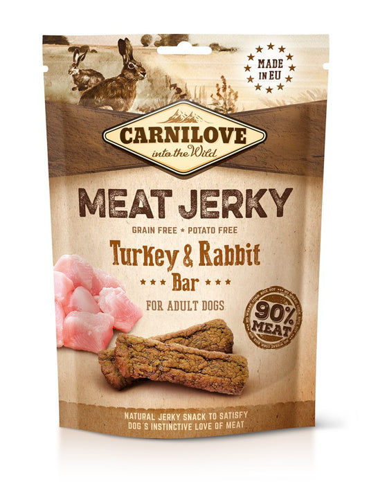 Carnilove Meat Jerky Turkey & Rabbit Bar 100 g