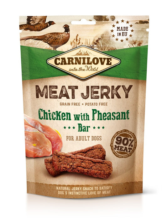 Carnilove Meat Jerky Chicken with Pheasant Bar 100 g