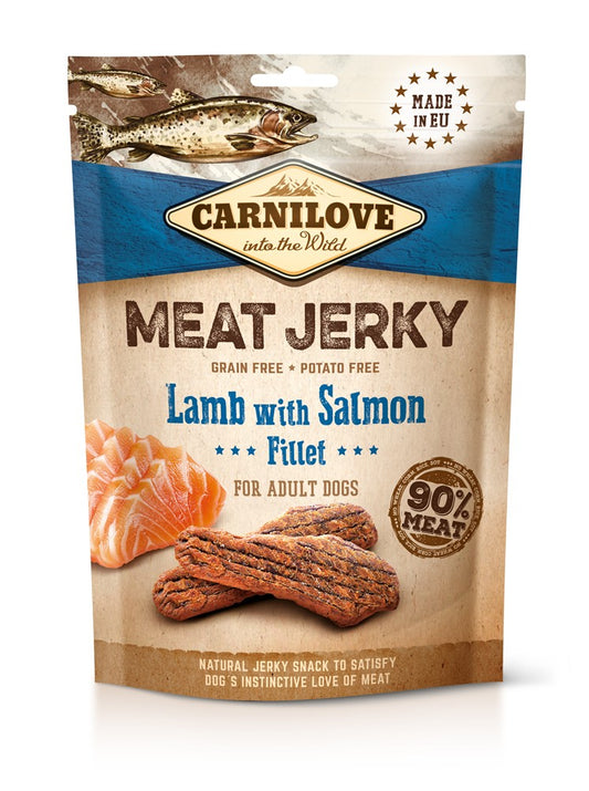 Carnilove Meat Jerky Lamb with Salmon Fillet 100 g