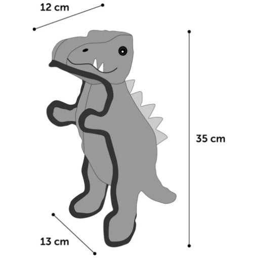 Happypet Dinosaurie i slitstark väv