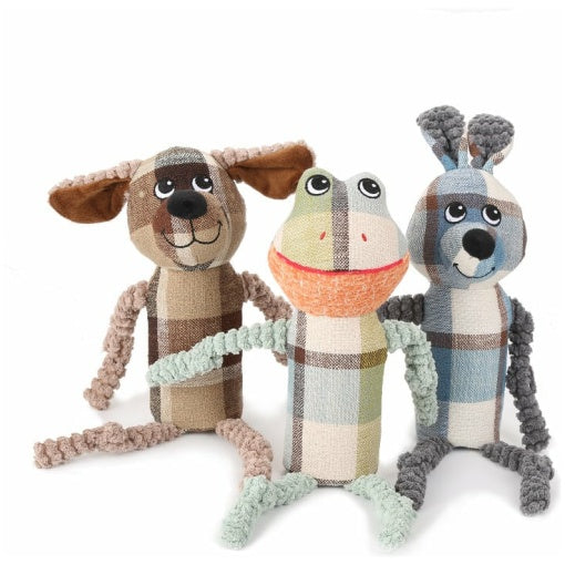 Eurosiam Kanvasdjur med pip – Blandade färger