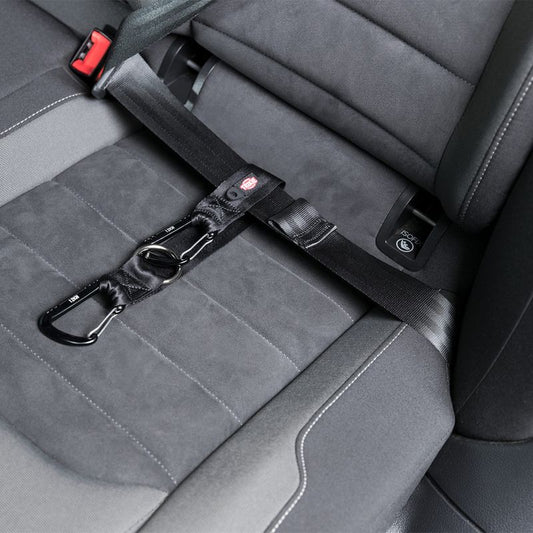 Trixie  Universalfäste till bilsele S-L, 12kN karbiner, svart