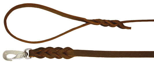 Alac Brunt Långt Läderkoppel