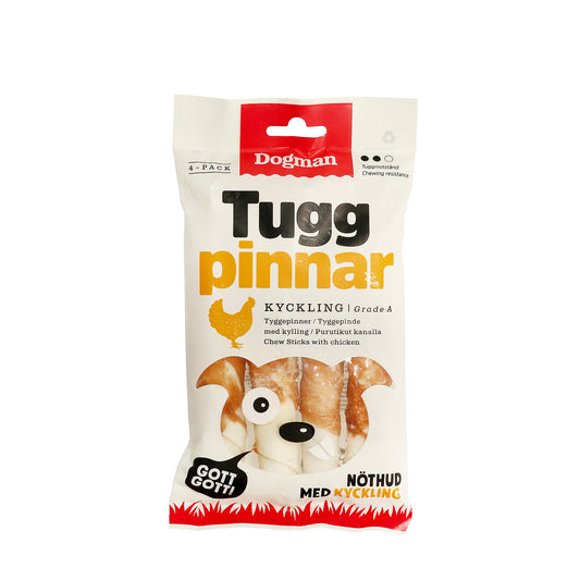 Dogman Tuggpinnar Kyckling 4-pack