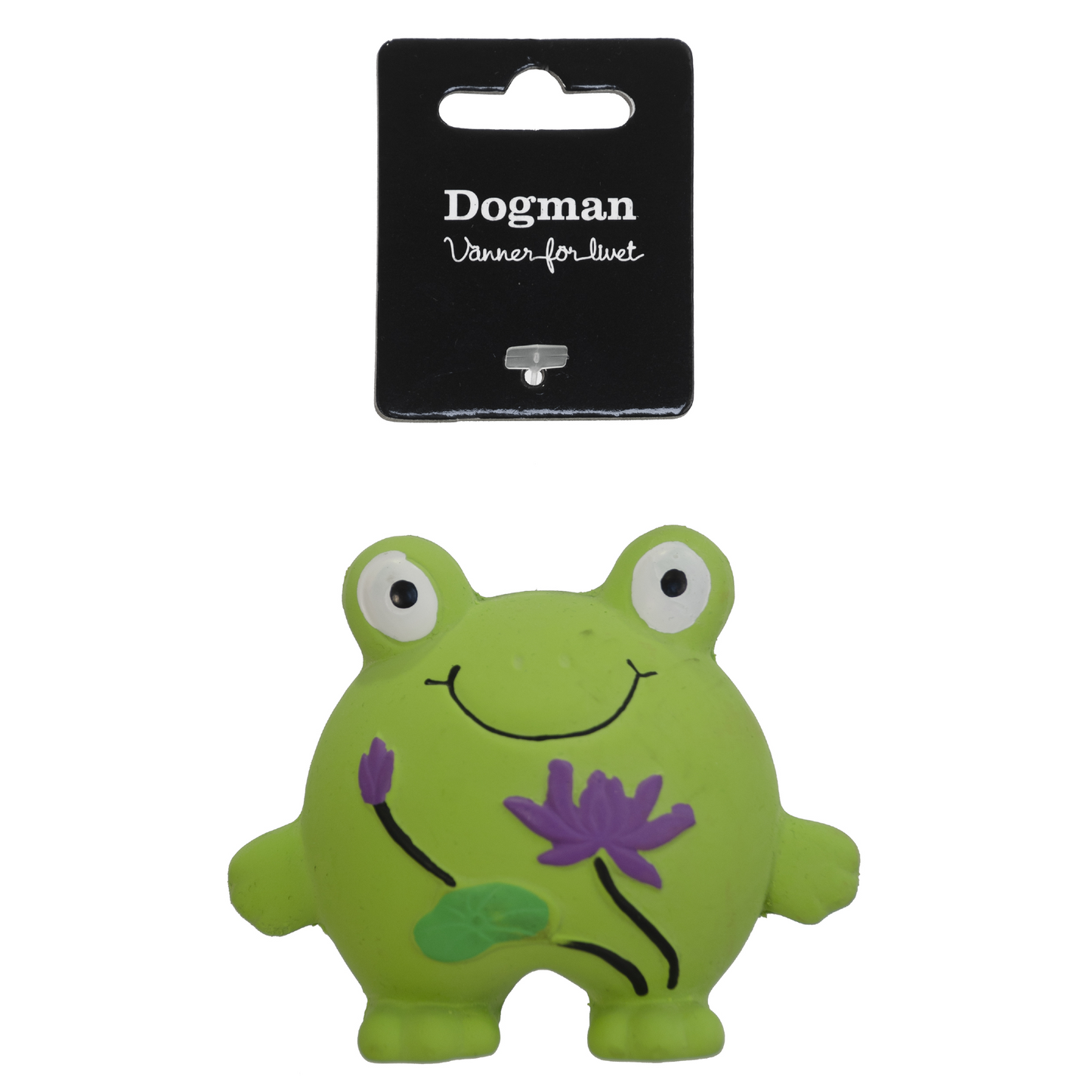 Dogman Leksak Blomstergroda Grön