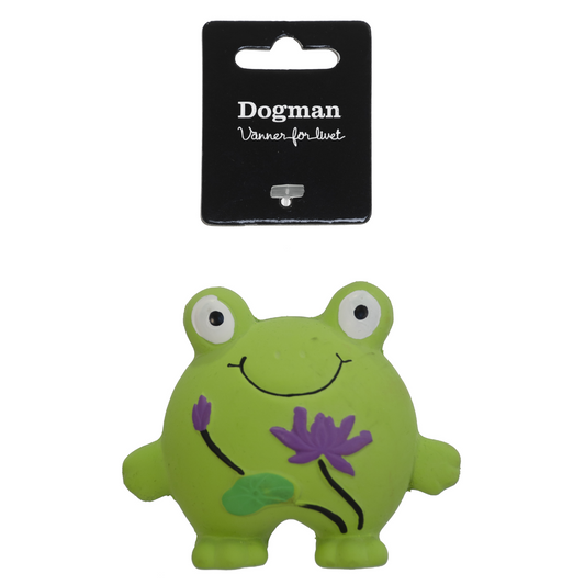 Dogman Leksak Blomstergroda Grön