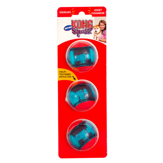 Kong Action Squeezz Small 3-pack