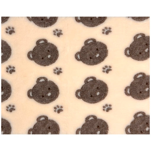 Fäll Beige med bruna björnar