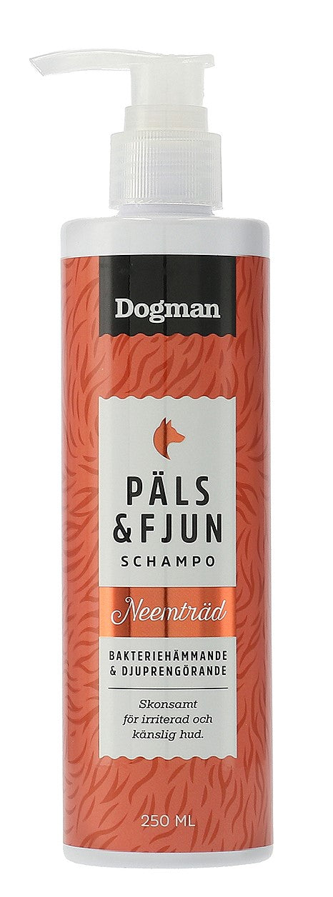 Dogman Päls & Fjun Neemschampo 250ml