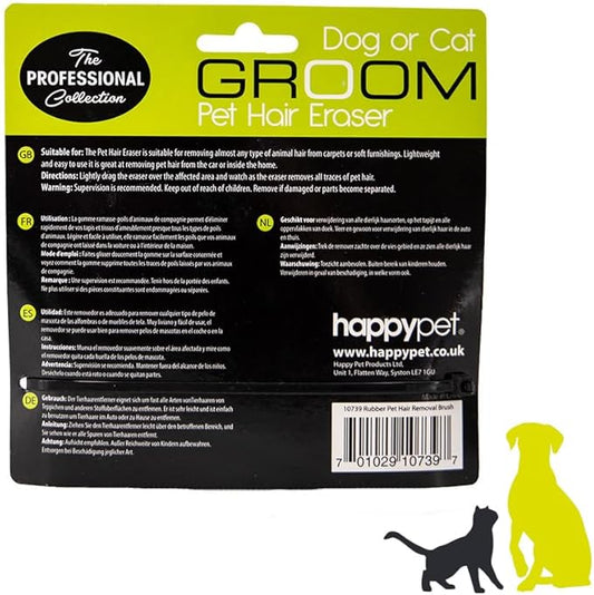 HappyPet GROOM Hårborttagningsborste till textilier