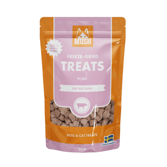 MUSH Freeze-dried Treats Frystorkad Gris 55 g