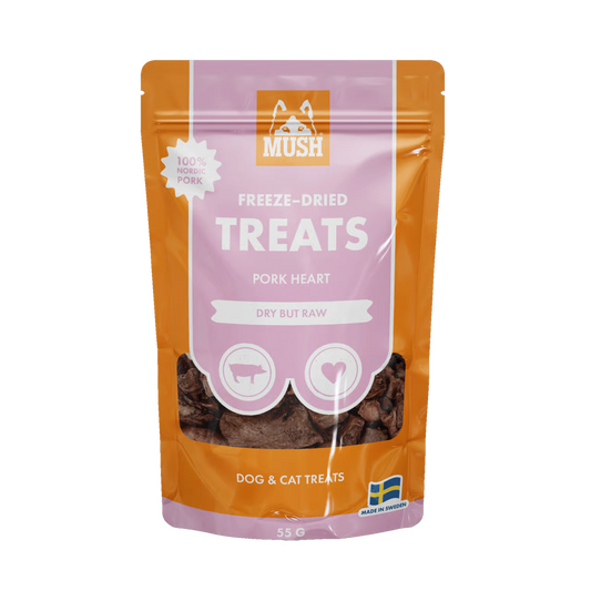 Mush Freeze-driedTreats Grishjärta Frystorkat 50gr