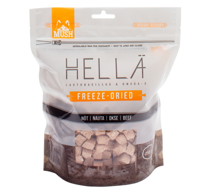 MUSH HELLÄ Frystorkad Nöt 250 g