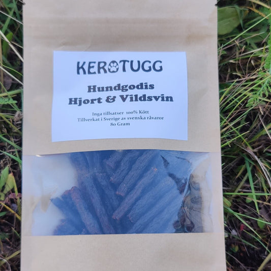 Kero Hundgodis Hjort & Vildsvin 80gram