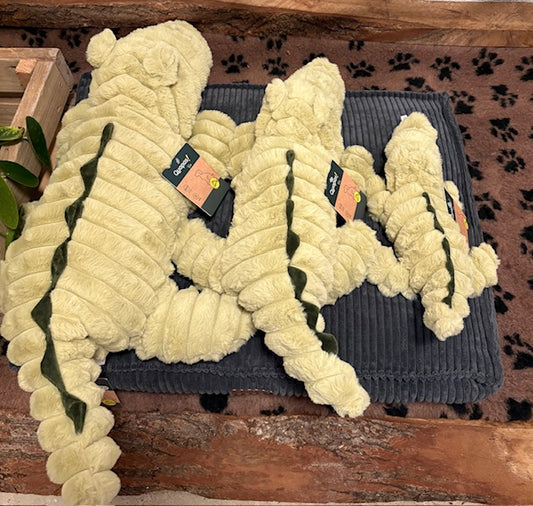 Quapas Krokodiler i plysch 3 storlekar