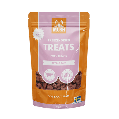 MUSH Treats Frystorkad Gris 55 g