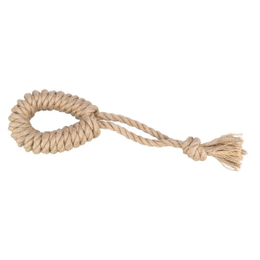 Trixie Rep med ring, hampa/bomull, 50 cm
