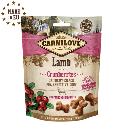 Carnilove Dog Crunchy Snack Lamb Cranberry 200 g