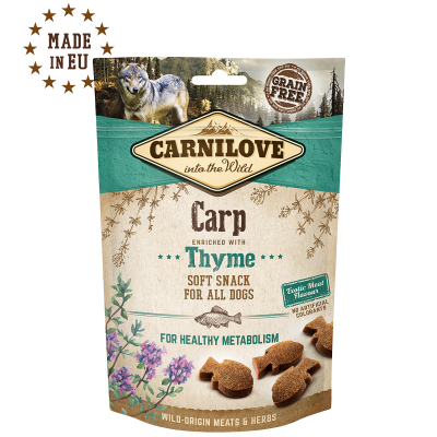Carnilove Dog Semi Moist Snack Carp w Thyme 200 g