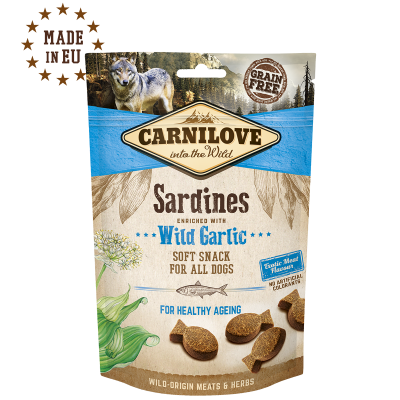 Carnilove Dog Semi Moist Sardines w Garlic 200 g