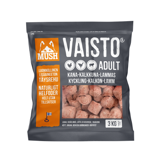 Mush Vaisto Grå 3 kg