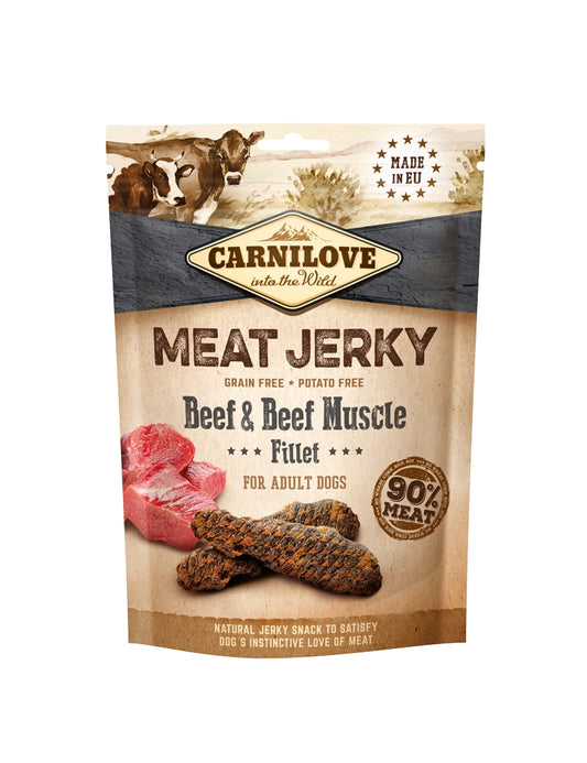Carnilove Meat Jerky Snack Beef & Beef Muscle Fillet 100 g