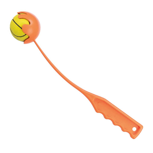 TRIXIE Bollslunga 30 cm, Mjukgummiboll 6 cm, Flytande