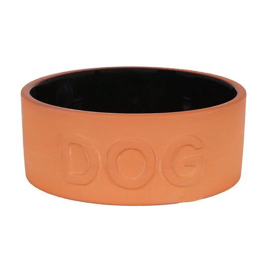 Matskål Keramik Terrakotta "DOG"