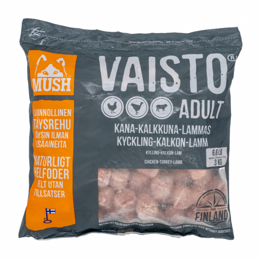 Mush Vaisto Grå 3 kg