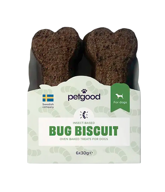 Petgood insektsbaserat hundkex (6x/pack)