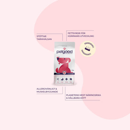 Petgood PUPPY insektsbaserat helfoder