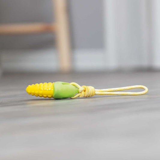 Trixie Majskolv på rep, TPR, 13 cm/34 cm